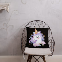 Load image into Gallery viewer, &#39;I Love You Lips &amp; Unicorn&#39; Basic Pillow
