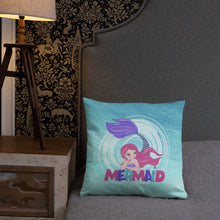 Load image into Gallery viewer, &#39;Under The Sea Mermaid&#39; Basic Pillow
