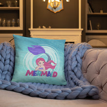 Load image into Gallery viewer, &#39;Under The Sea Mermaid&#39; Basic Pillow
