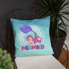 Load image into Gallery viewer, &#39;Under The Sea Mermaid&#39; Basic Pillow
