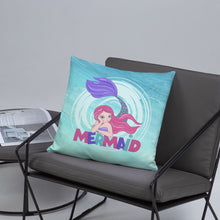 Load image into Gallery viewer, &#39;Under The Sea Mermaid&#39; Basic Pillow
