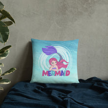 Load image into Gallery viewer, &#39;Under The Sea Mermaid&#39; Basic Pillow
