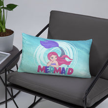 Load image into Gallery viewer, &#39;Under The Sea Mermaid&#39; Basic Pillow
