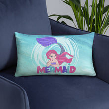 Load image into Gallery viewer, &#39;Under The Sea Mermaid&#39; Basic Pillow
