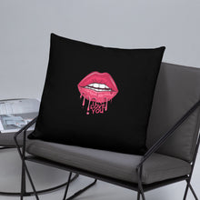 Load image into Gallery viewer, &#39;I Love You Lips &amp; Unicorn&#39; Basic Pillow
