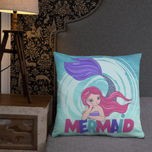 Load image into Gallery viewer, &#39;Under The Sea Mermaid&#39; Basic Pillow
