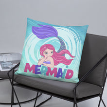 Load image into Gallery viewer, &#39;Under The Sea Mermaid&#39; Basic Pillow
