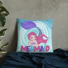 Load image into Gallery viewer, &#39;Under The Sea Mermaid&#39; Basic Pillow
