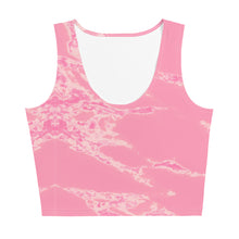 Load image into Gallery viewer, &#39;Pink Marble Print&#39; Crop Top
