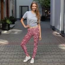 Load image into Gallery viewer, &#39;Pink Glitter Sparkle Print&#39; Adult Leggings
