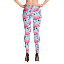 Load image into Gallery viewer, &#39;Pink Flamingo&#39; Adult Leggings
