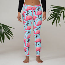 Load image into Gallery viewer, &#39;Pink Flamingo&#39; Adult Leggings
