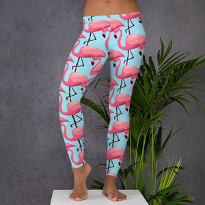 'Pink Flamingo' Adult Leggings