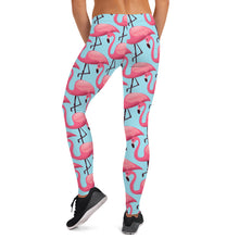 Load image into Gallery viewer, &#39;Pink Flamingo&#39; Adult Leggings
