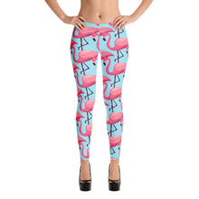 Load image into Gallery viewer, &#39;Pink Flamingo&#39; Adult Leggings
