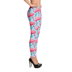 'Pink Flamingo' Adult Leggings