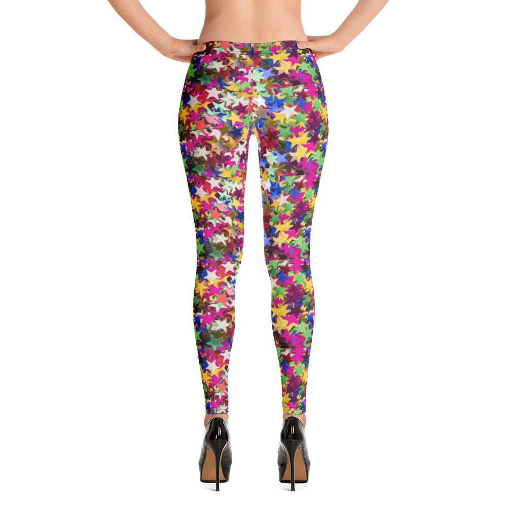 'Star Confetti' Adult Leggings