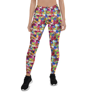 'Star Confetti' Adult Leggings