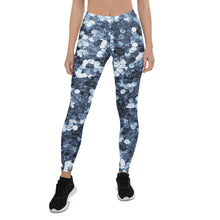 Load image into Gallery viewer, &#39;Blue Glitter Confetti Print&#39; Adult Leggings
