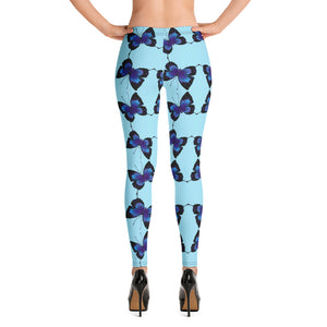 'Butterfly Blue Sky' Leggings