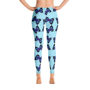 'Butterfly Blue Sky' Leggings