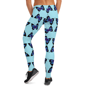 'Butterfly Blue Sky' Leggings