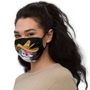 'Unicorn Fiesta' Premium face mask