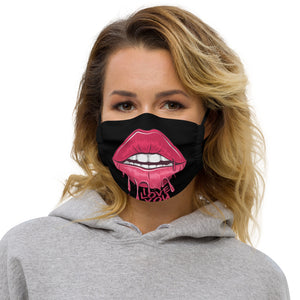 'I Love You Kiss Lips' Premium face mask