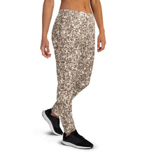 Load image into Gallery viewer, &#39;Gold Glitter Print&#39; Women&#39;s Joggers Pants
