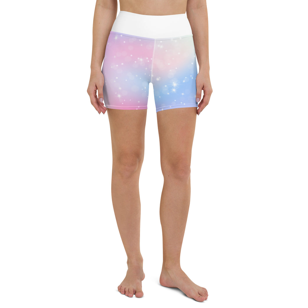 'Stars and Sunset' Yoga Shorts