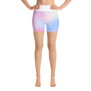 'Stars and Sunset' Yoga Shorts