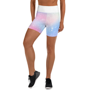 'Stars and Sunset' Yoga Shorts