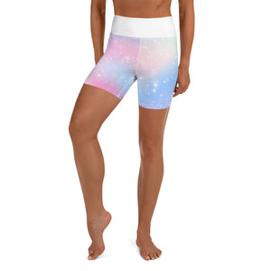 'Stars and Sunset' Yoga Shorts