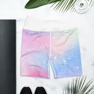 'Stars and Sunset' Yoga Shorts