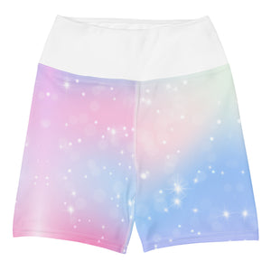 'Stars and Sunset' Yoga Shorts