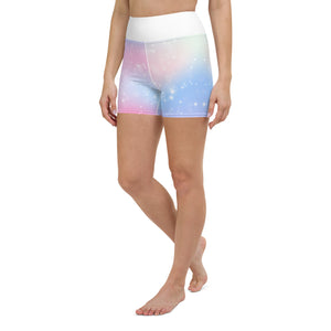 'Stars and Sunset' Yoga Shorts