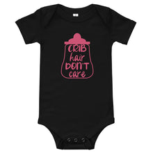 Load image into Gallery viewer, &#39;Crib Hair Don&#39;t Care&#39; Baby Onesie T-Shirt
