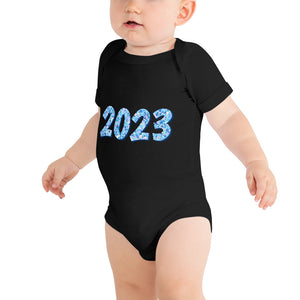 Blue 2023 Baby Short Sleeve One Piece Onesie