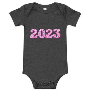 Pink 2023 Baby Short Sleeve One Piece Onesie