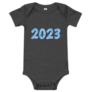 Blue 2023 Baby Short Sleeve One Piece Onesie