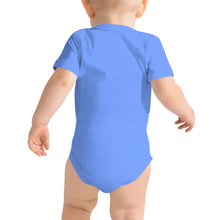 Load image into Gallery viewer, &#39;Mardi Gras Cutie&#39; Baby Short Sleeve One Piece
