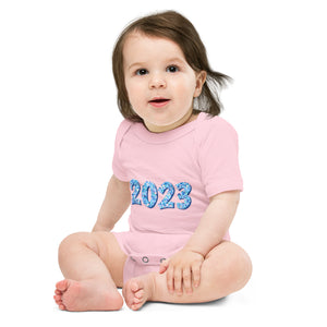 Blue 2023 Baby Short Sleeve One Piece Onesie