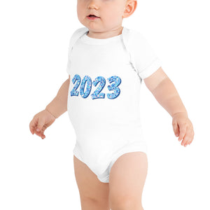 Blue 2023 Baby Short Sleeve One Piece Onesie