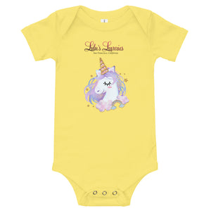 'Lulu's Luxuries Unicorn' Baby Onesie T-Shirt