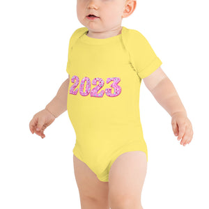 Pink 2023 Baby Short Sleeve One Piece Onesie