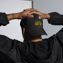 Load image into Gallery viewer, &#39;Never Give Up&#39; Gold Embroidered Dad Hat
