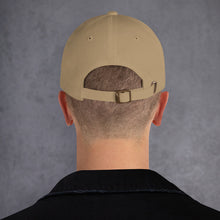 Load image into Gallery viewer, &#39;Never Give Up&#39; Gold Embroidered Dad Hat
