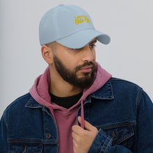 Load image into Gallery viewer, &#39;Never Give Up&#39; Gold Embroidered Dad Hat
