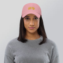 Load image into Gallery viewer, &#39;Never Give Up&#39; Gold Embroidered Dad Hat
