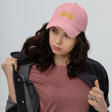 Load image into Gallery viewer, &#39;Never Give Up&#39; Gold Embroidered Dad Hat
